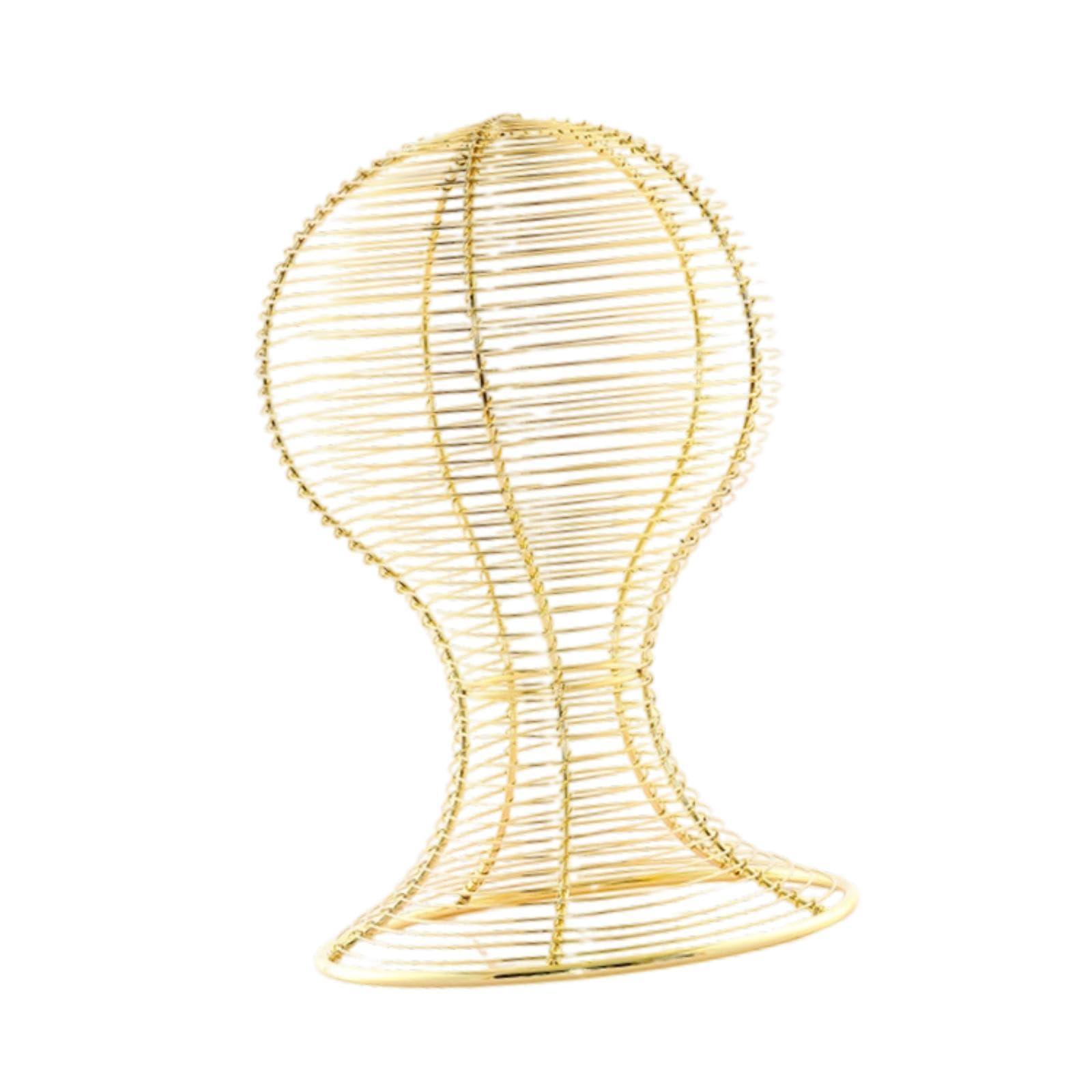 Présentoir à chapeaux et perruques en métal finition luxe porte-chapeaux de table chic