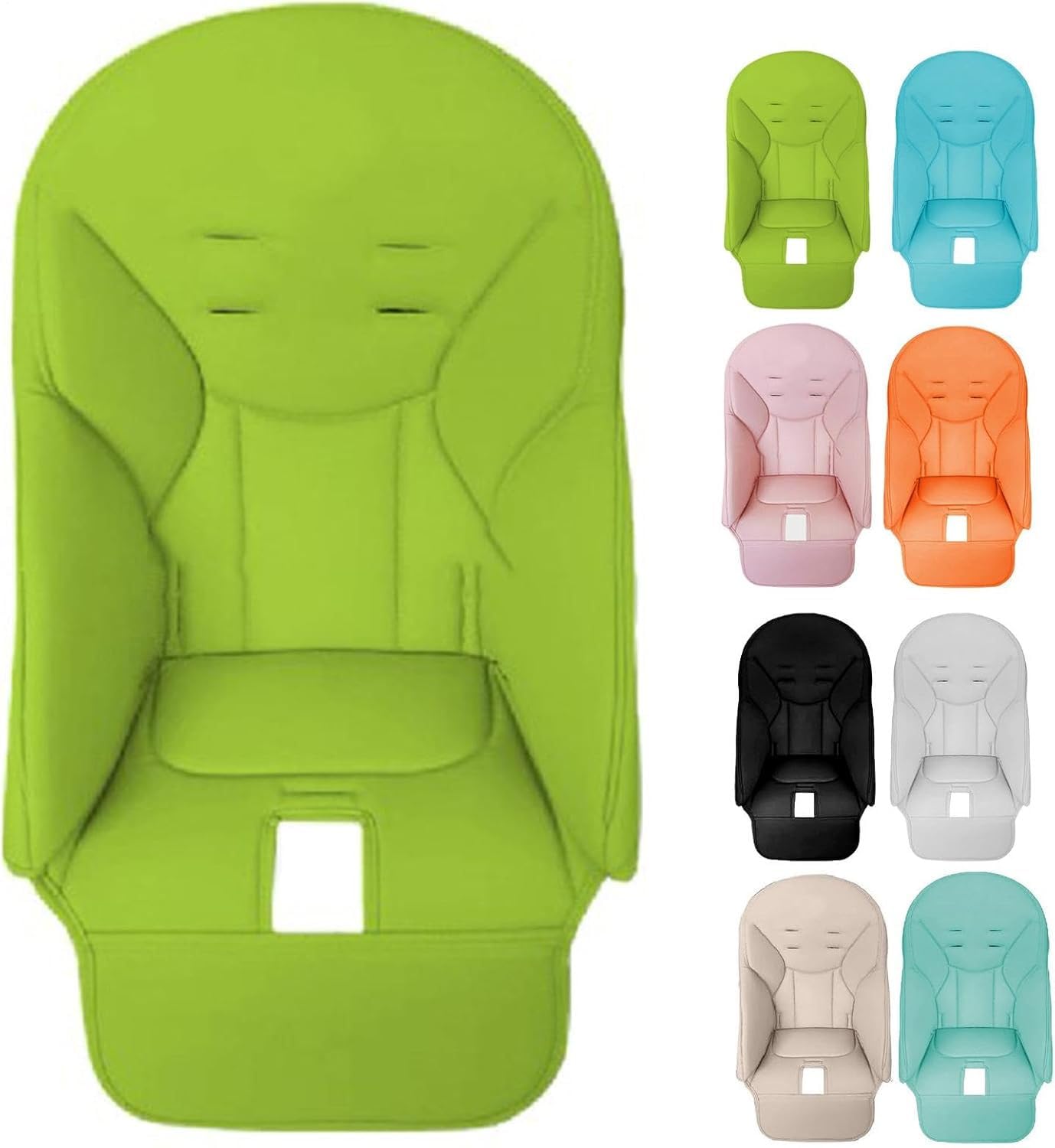 Cuscino Per Seggiolone Per Bambini - Fodera Di Ricambio Per Seggiolone, Fodera Traspirante In Similpelle Per Seggiolone Da Pranzo Per Peg-Perego, Siesta Zero3, Baoneo, KosmicJané