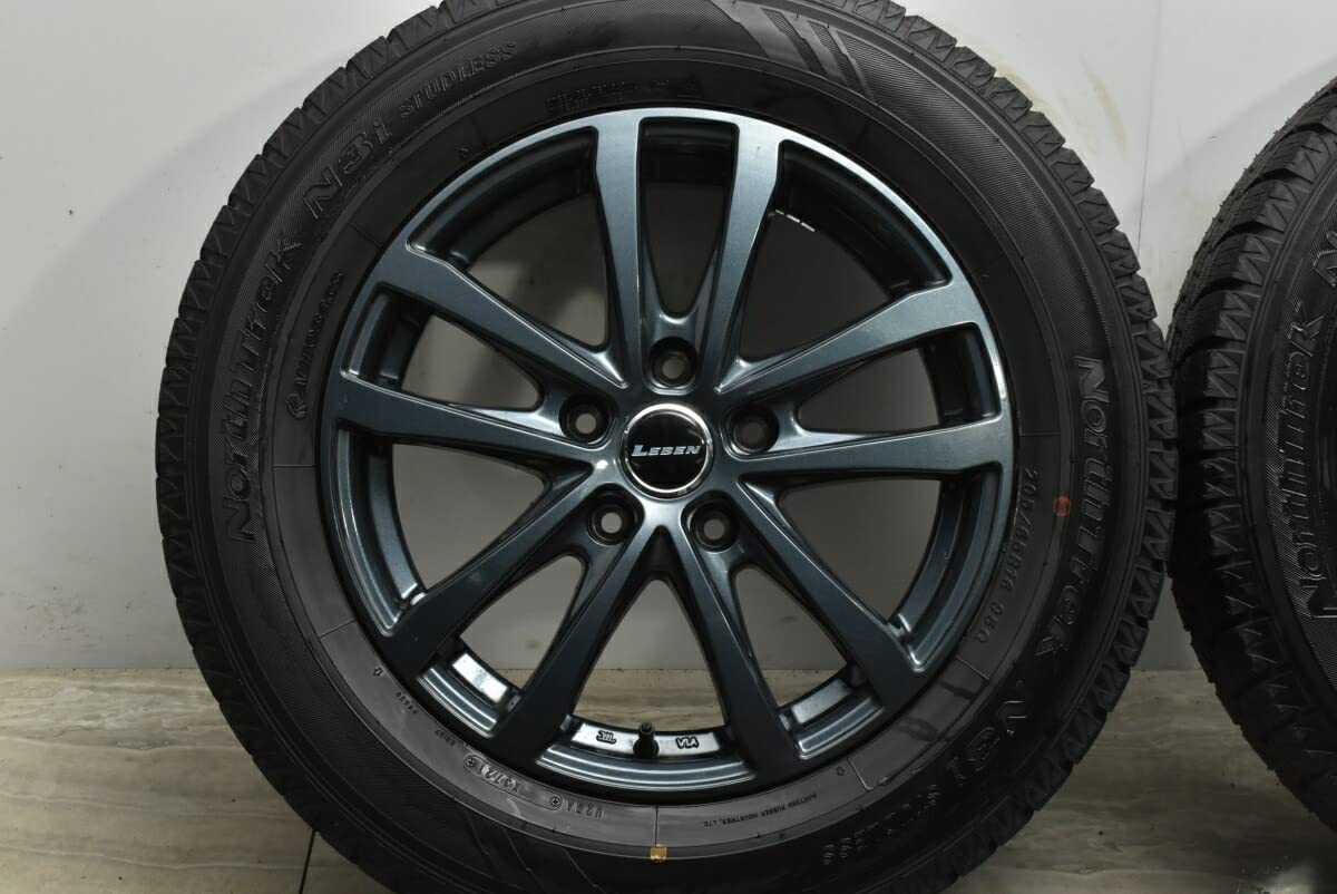 Amazon | 中古 スタッドレスタイヤホイール 4本セット 16インチ 6.5J + 