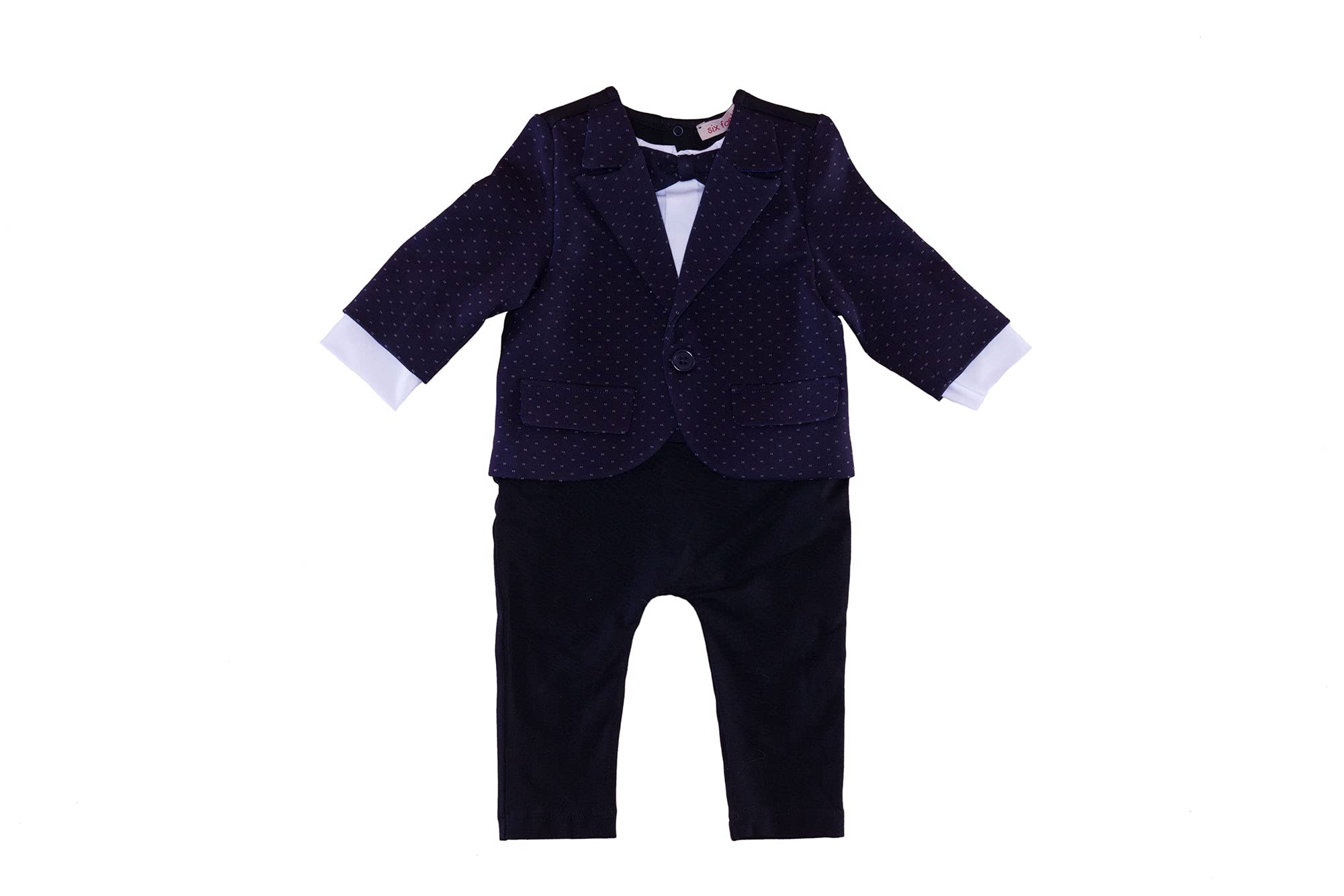 Mono de bautizo para bebé o niño, de punto de jersey, XL, elástico