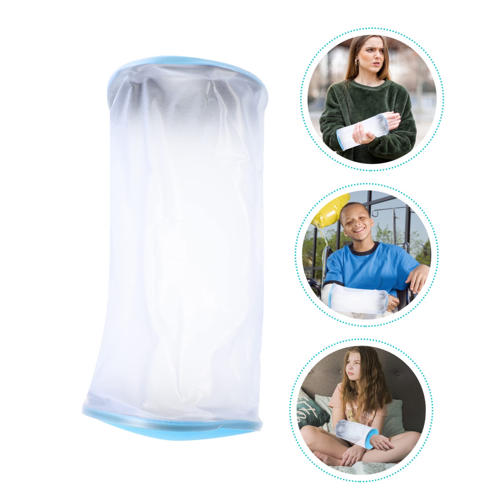 NOLITOY Shower Cast Cover Protector for Arm Non-Latex Waterproof Sleeve Portable Protector for Postoperative Shower