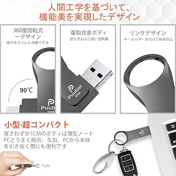 Amazon.co.jp: USBメモリ フラッシュドライブ USBメモリー 4-in