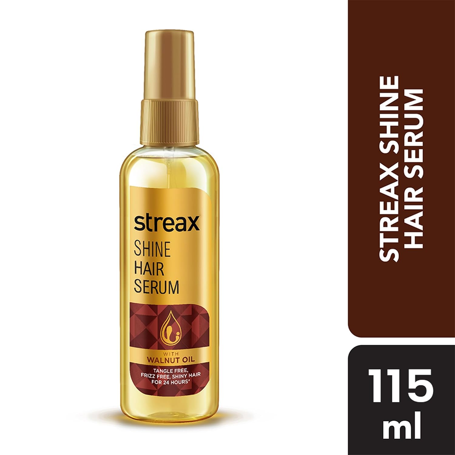 Streax Hair Serum with Walnut Oil 115 ml / 3.89 fl oz