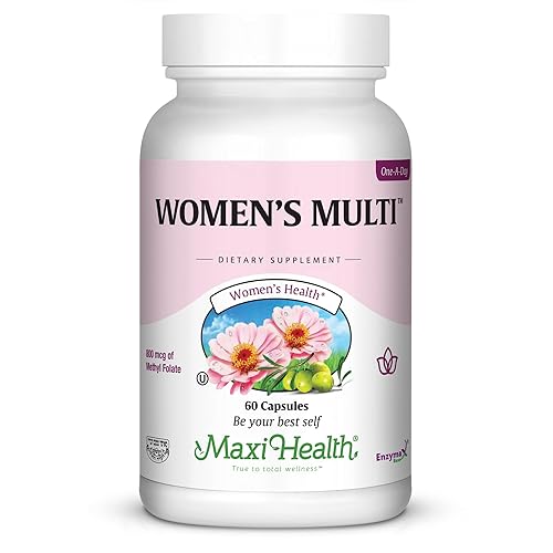 Multivitamina diaria para mujer una vez al día vitaminas A B C D E calcio zinc luteína magnesio ácido fólico y más Kosher natural sin OMG sin gluten