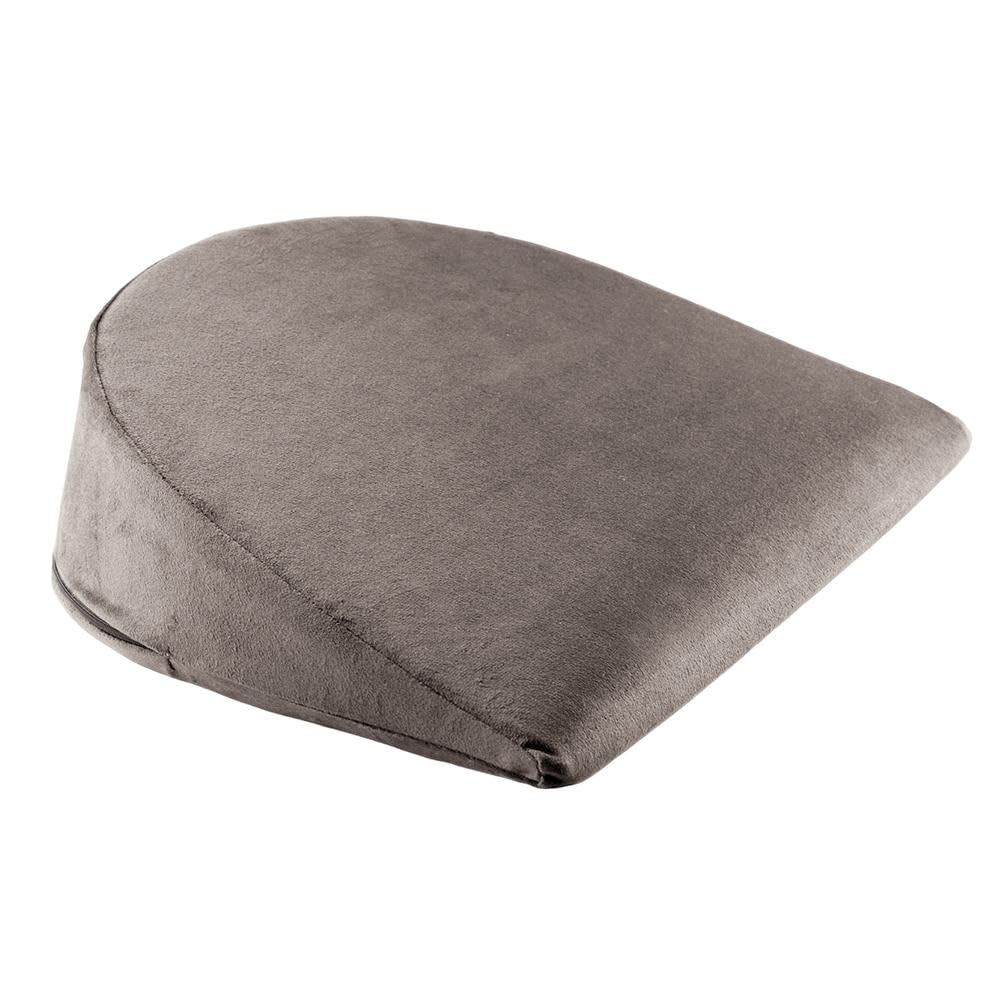 Wakefit Pregnancy Pillow | 2 Year Warranty | Velvet Wedge-Shape Maternity Pillow for Pregnant Mothers, Pillow for Pregnant Women | Charcoal Grey 4