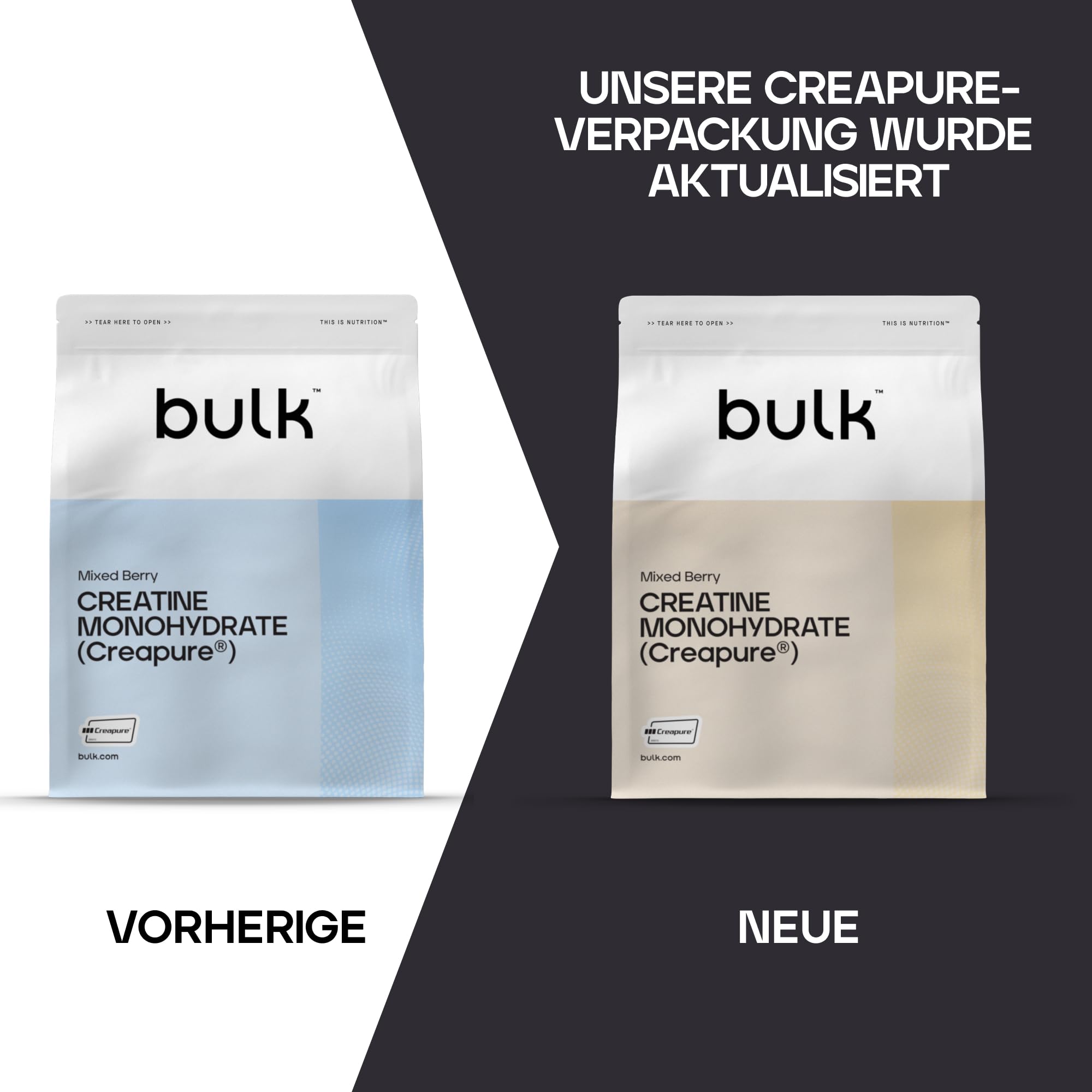 Bulk Creapure Kreatin Monohydrat Pulver, Reinste Form von Kreatin, mikronisiert, Creatin, 500 g