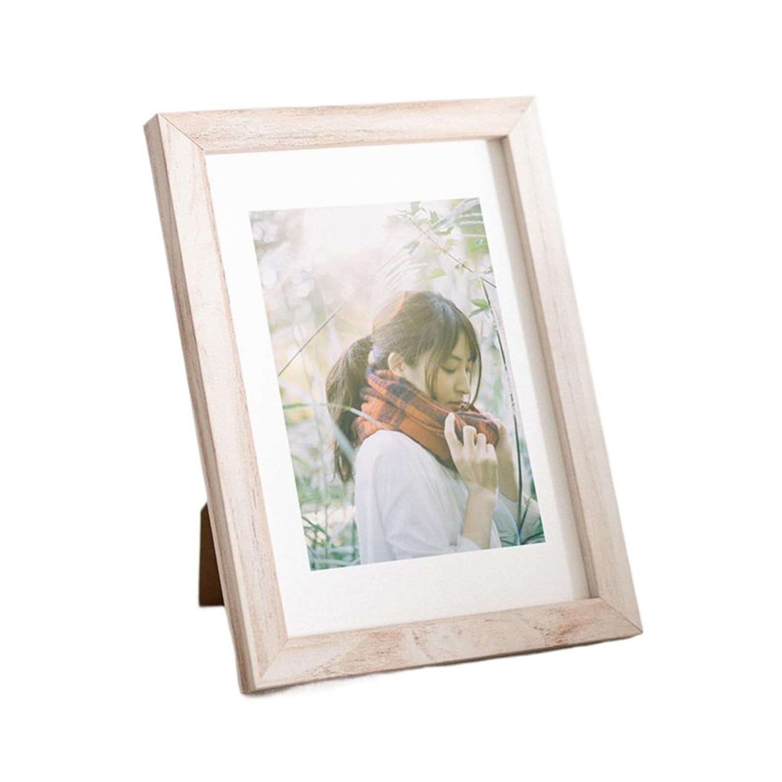 Picture Frames Wooden Picture Frame For Walls 10X15 15X20 20X25 A4 Vintage Photo Stand For Pictures Decor Commemorative(Old White,20X25cm 10inch)