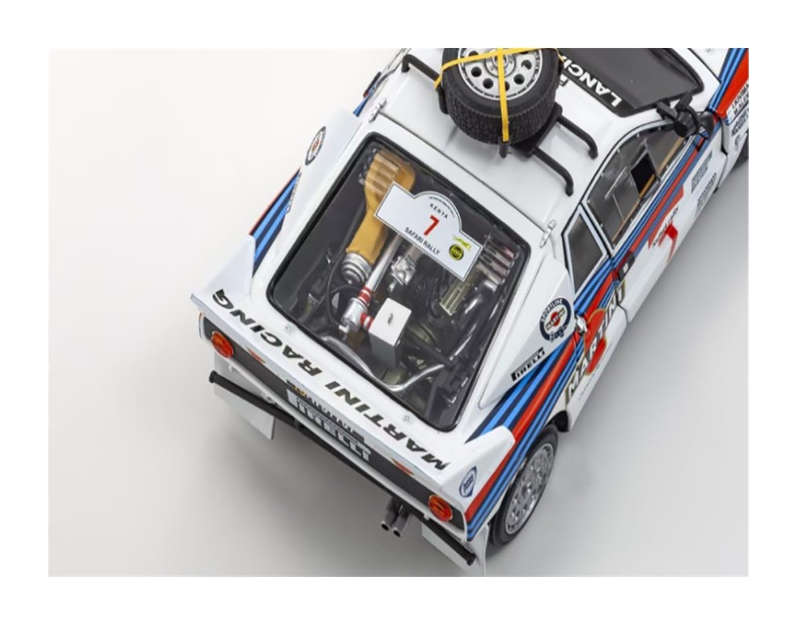 Amazon.com: Lancia Rally 037 1984#7 Martini Race Car ModelFor:1:18