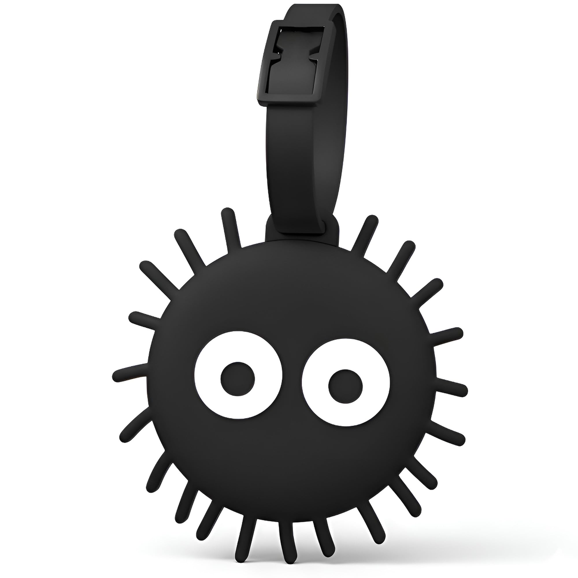 Cute Cartoon Silicone Luggage Tag – Funny ID Label for Suitcases & Kids Bags, Durable Travel Accessory for Family Vacations, School Trips & Business