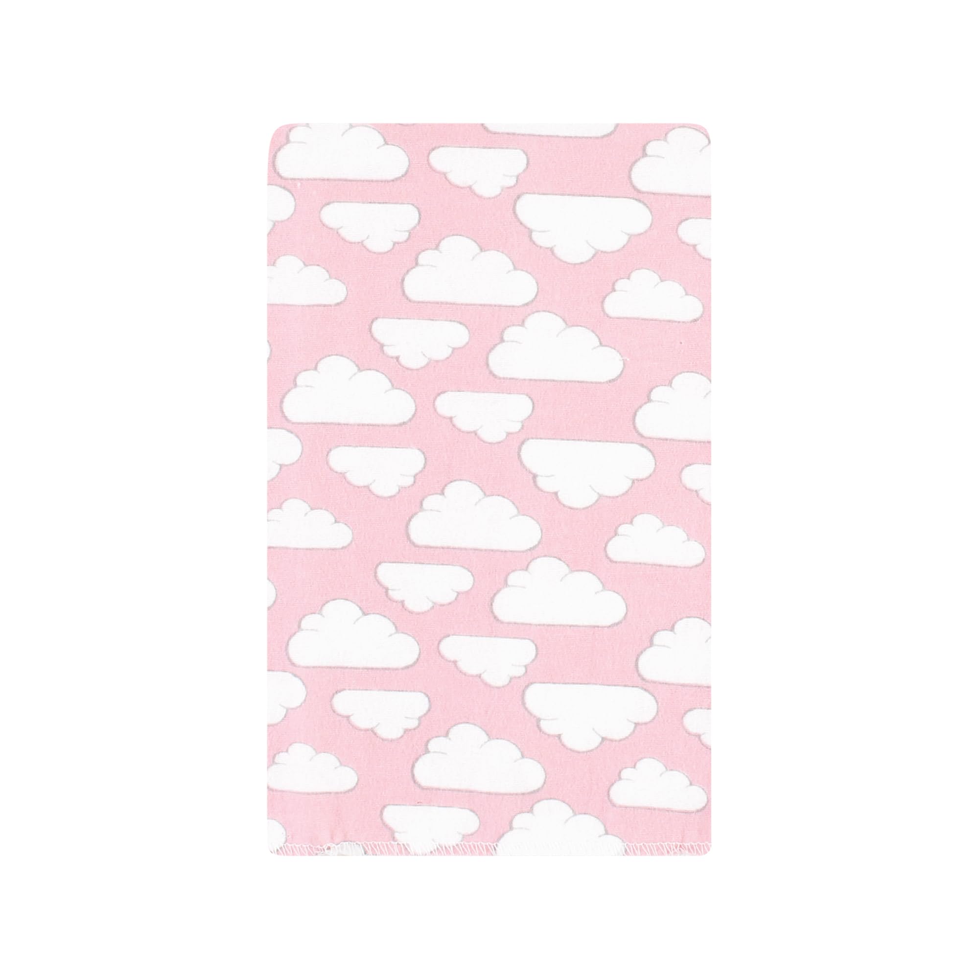 Hudson Baby Unisex Baby Cotton Flannel Burp Cloths 10-Pack, Girl New Elephant, One Size