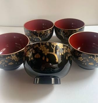 山中漆器　漆器 椀 金色の孔雀 山中漆器 漆器 椀 金色の孔雀 SO-0599 欅3.6ひさご椀 赤摺 金銀