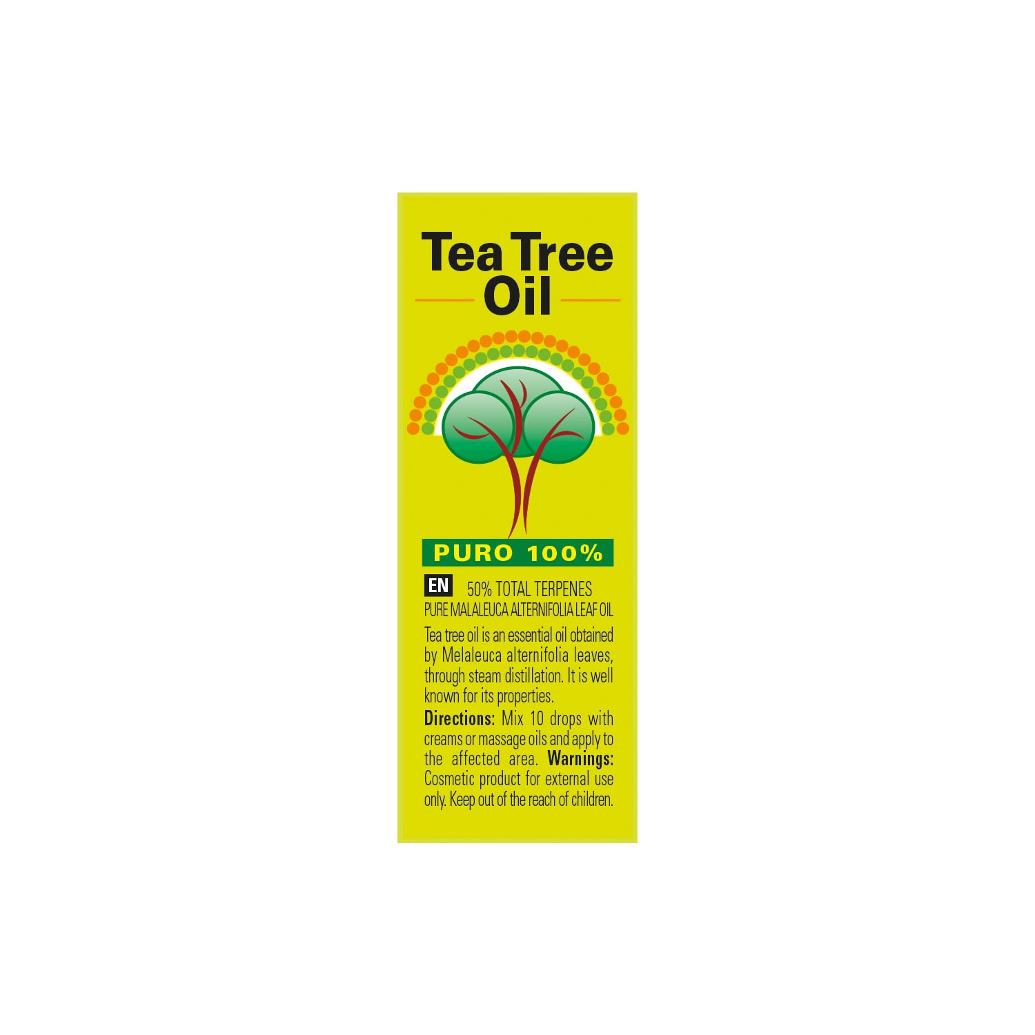 Naturando Tea Tree Oil 10 ML Puro Olio 100% di Melaleuca Alternifolia