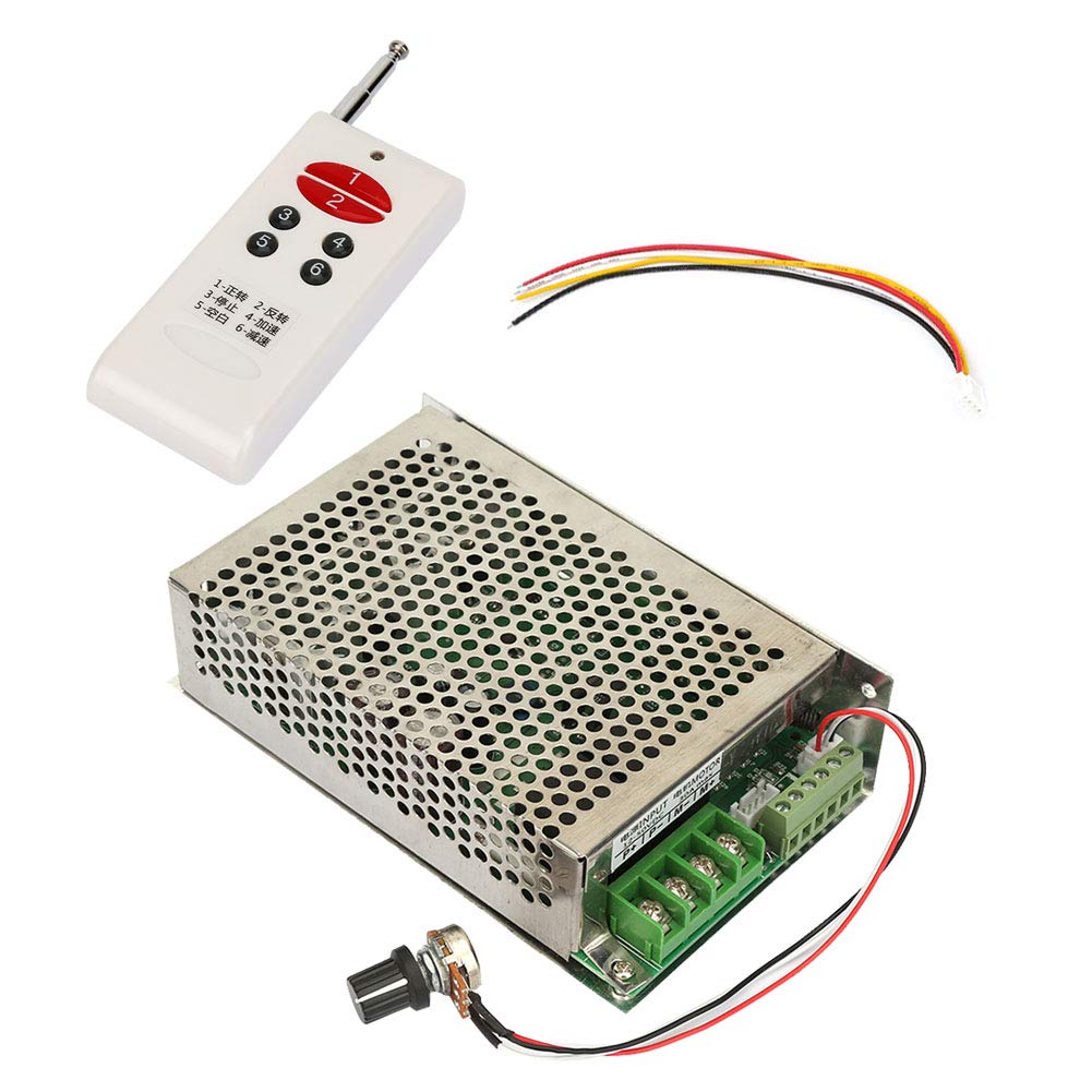 Controlador de velocidad del motor, control remoto inalámbrico Controlador de velocidad del controlador de motor de CC 12V/24V/30V 30A Avance y retroceso