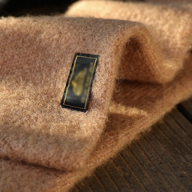 Winter Scarf For Warm Solid Color Knitted Long Scarves For Boy Girl Soft Neck4