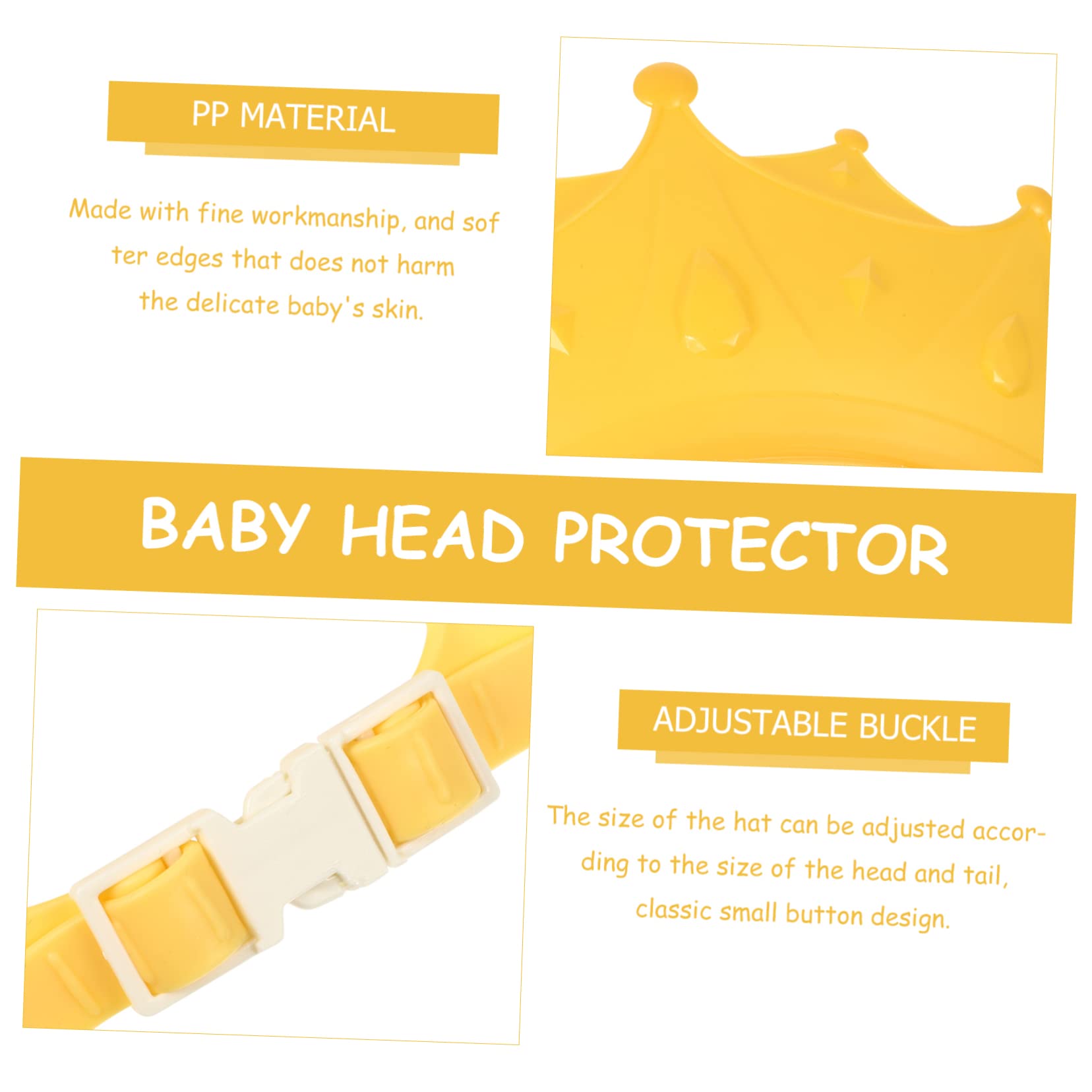 HEMOTON 4 Cuffie Per La Doccia Regolabili Per Bambini Per Bambini E Bambine Proteggono Gli Occhi Dallacqua Dello Shampoo Design Divertente Per Bambini E Bambine