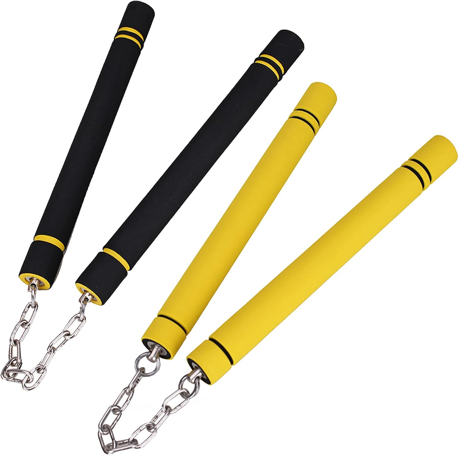 Nunchucks Cord Nunchakus Safe Foam Rubber Training with Cord 2PCS for