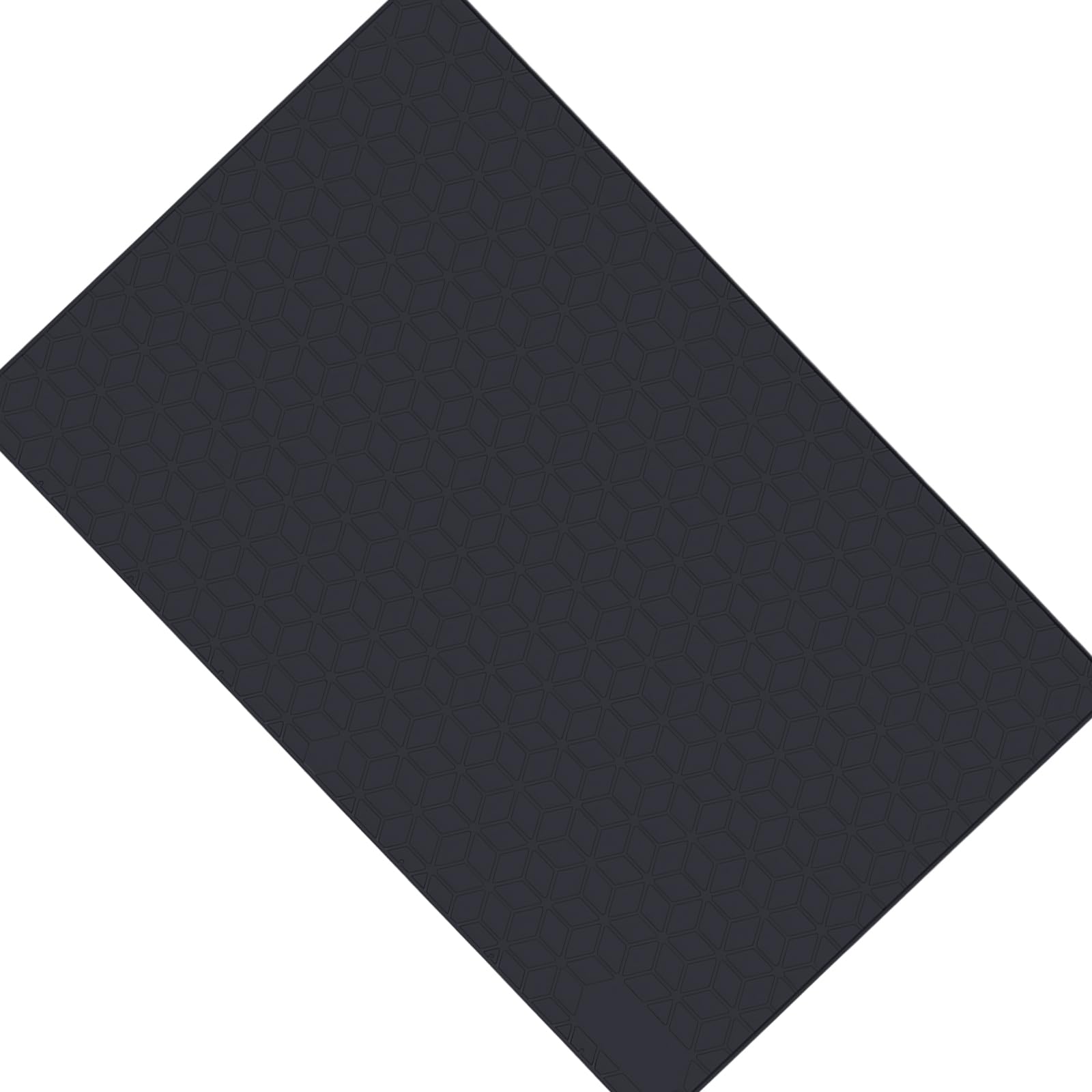 APGLSXY Premium Silicone Cabinet Liner Slip Resistant Waterproof Shelf Mat for Kitchen Bathroom Countertop Featuring Geometric Drainage Design Spill Safe Counter Protector