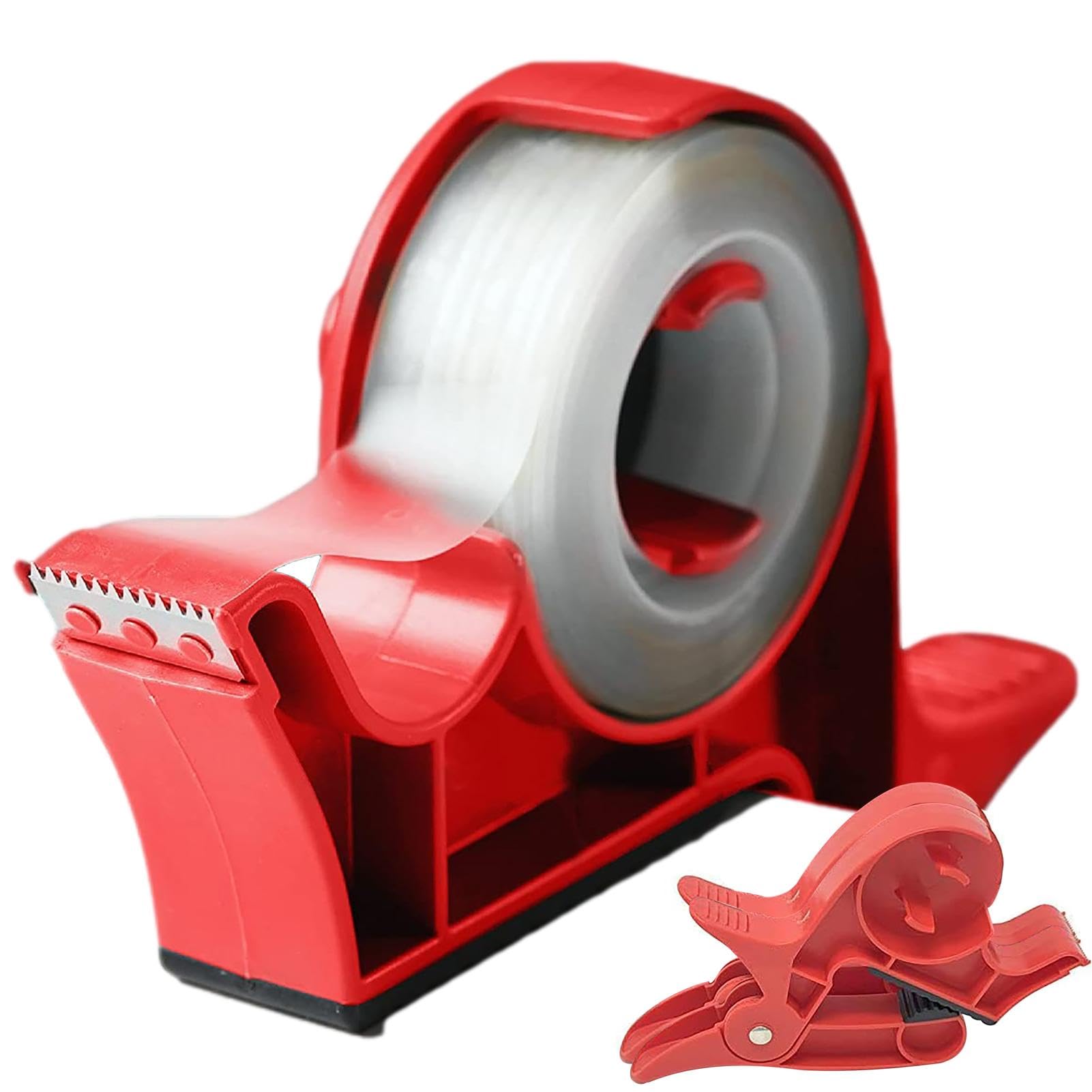 4Pcs Wrapping Paper Cutter,Present Wrap Cutter,Tabletop Present Wrapping Aid Tool,Present Wrap Clamp with Tape Dispenser for Easier Present Wrapping,Christmas Wrap Tool for Aluminum Foil, Paper