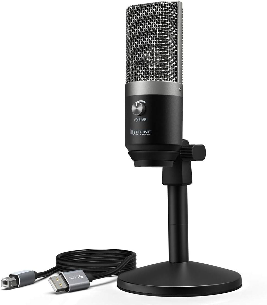 FIFINE PC USB Microphone for Mac and Windows Computers-K670