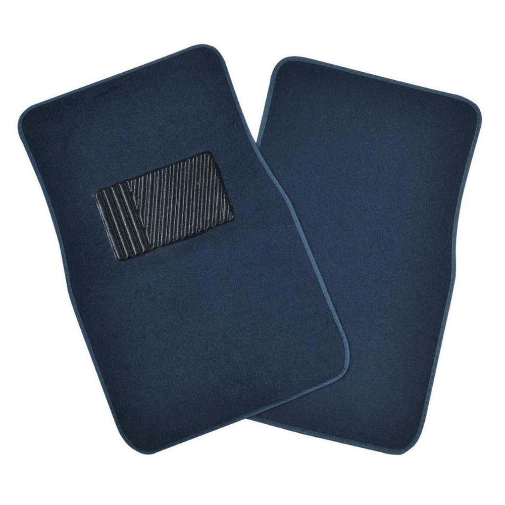 alxiang Front Rear Carpet Floor Mats Set Auto Car Suvs Fits Truck-Blue Vacuum or Use Soap and Water-Maintenance — view 2