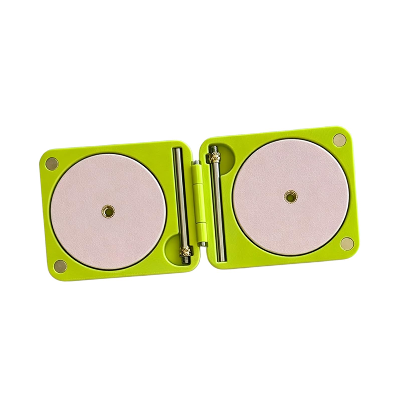 Zeiwohndc Green Rotating Travel Yarn Winder Double Rotating Spools For Knitting Crochet Lovers Gifts Thread Roll Owner