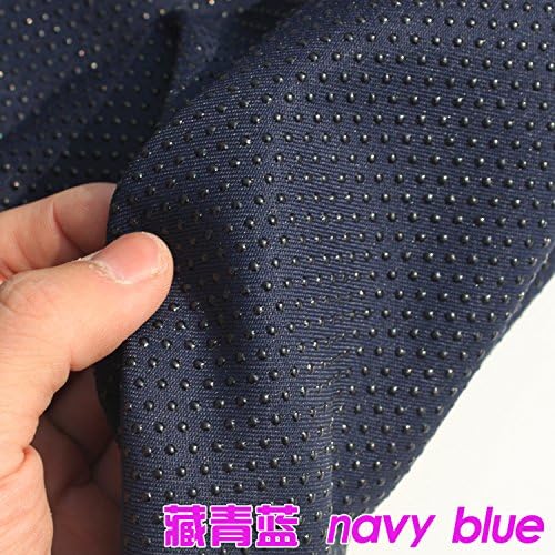 Antislip Vinyl Non Slip Fabric Rubber Non Skid Rubber Treated Fabric 58" Wide BTY (Navy Blue)