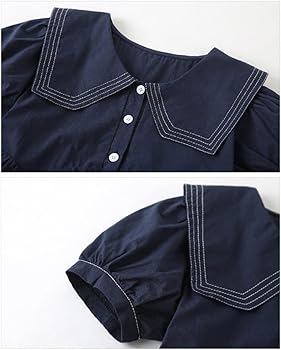 Amazon | [CHUMO] 子供 女の子 ワンピース チュニック ポロワンピース