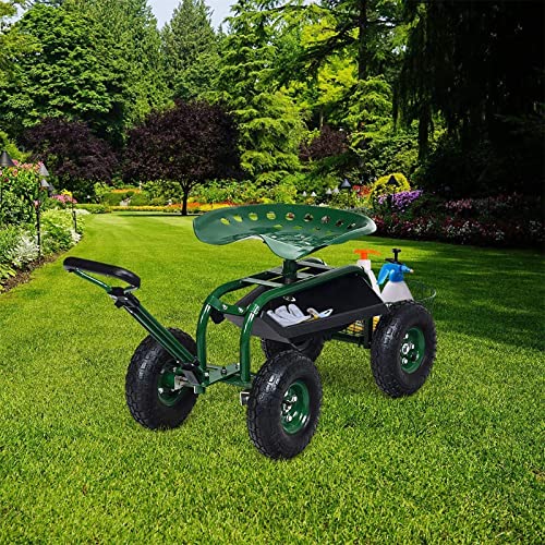 Fahrbarer Gartensitz IAKAEUI für Gartenarbeiten und Landschaftsprojekte