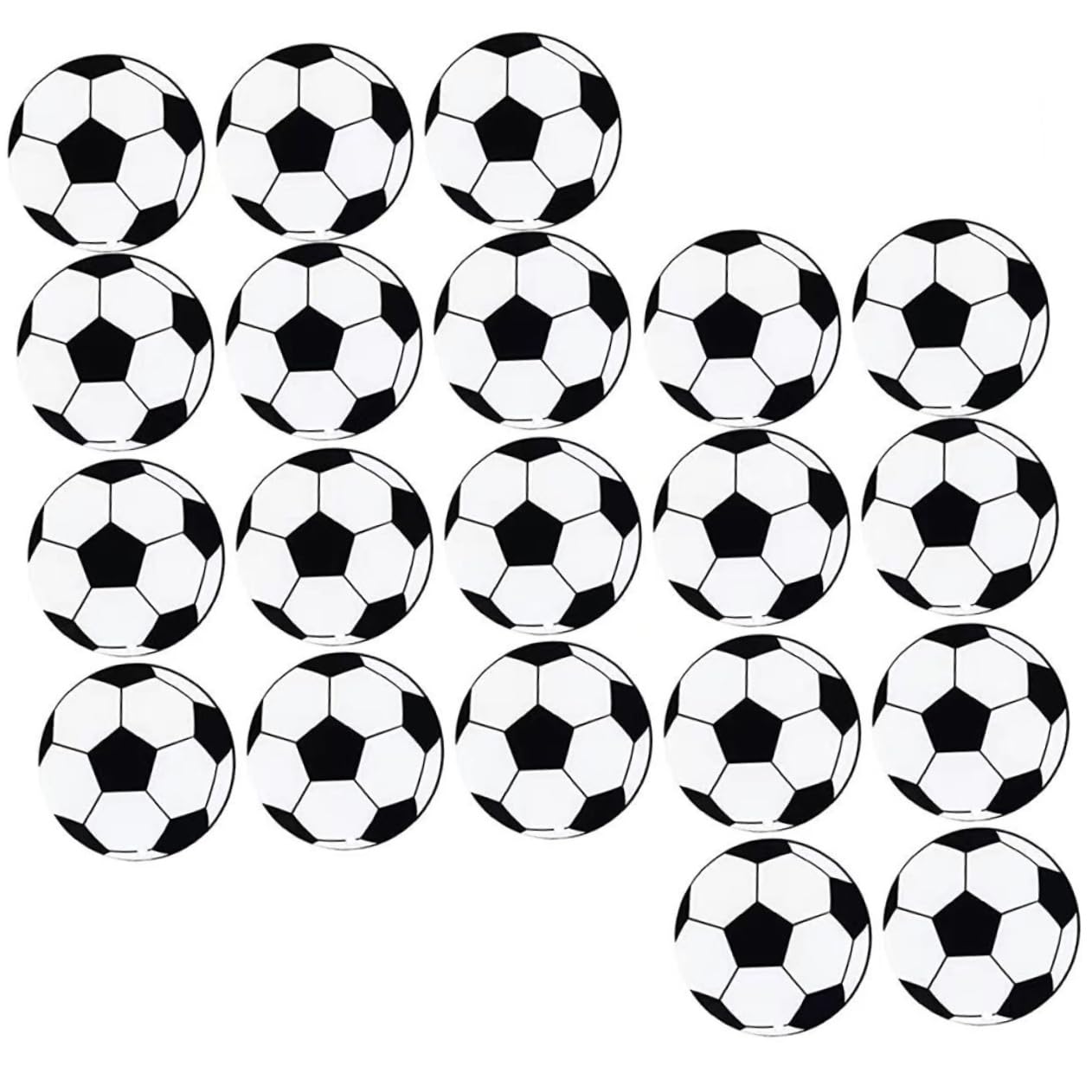 WOONEKY 20juegos Llaveros De Fútbol Adornos De Accesorios De De Fútbol Para Cumpleaños y Decoración De Fiesta