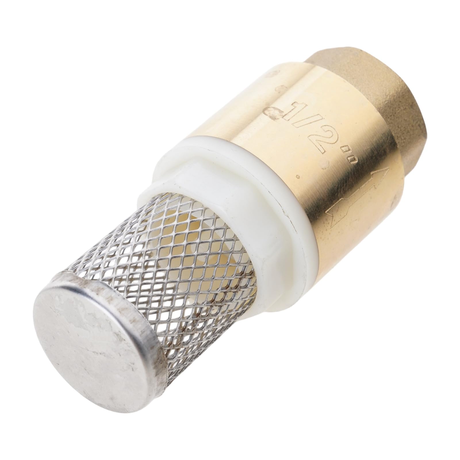 Carotoe Multicolor Industrial Grade Brass Vertical Check Valves 1 / 2Inch Foot Valves With Filter Screen For Efficient Fluid Control Enduring Foot With Filter Screen