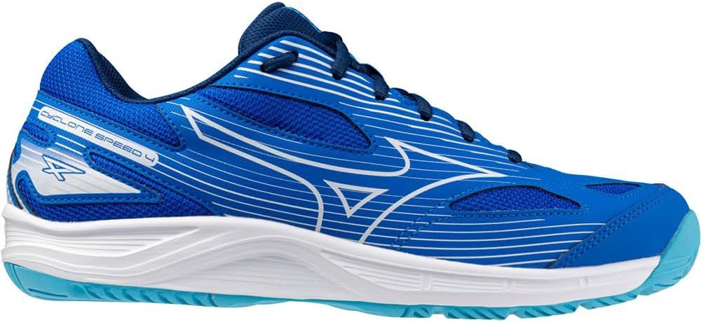 Mizuno Cyclone Speed 4 V1GA238001 - Zapatillas de voleibol para hombre, color azul