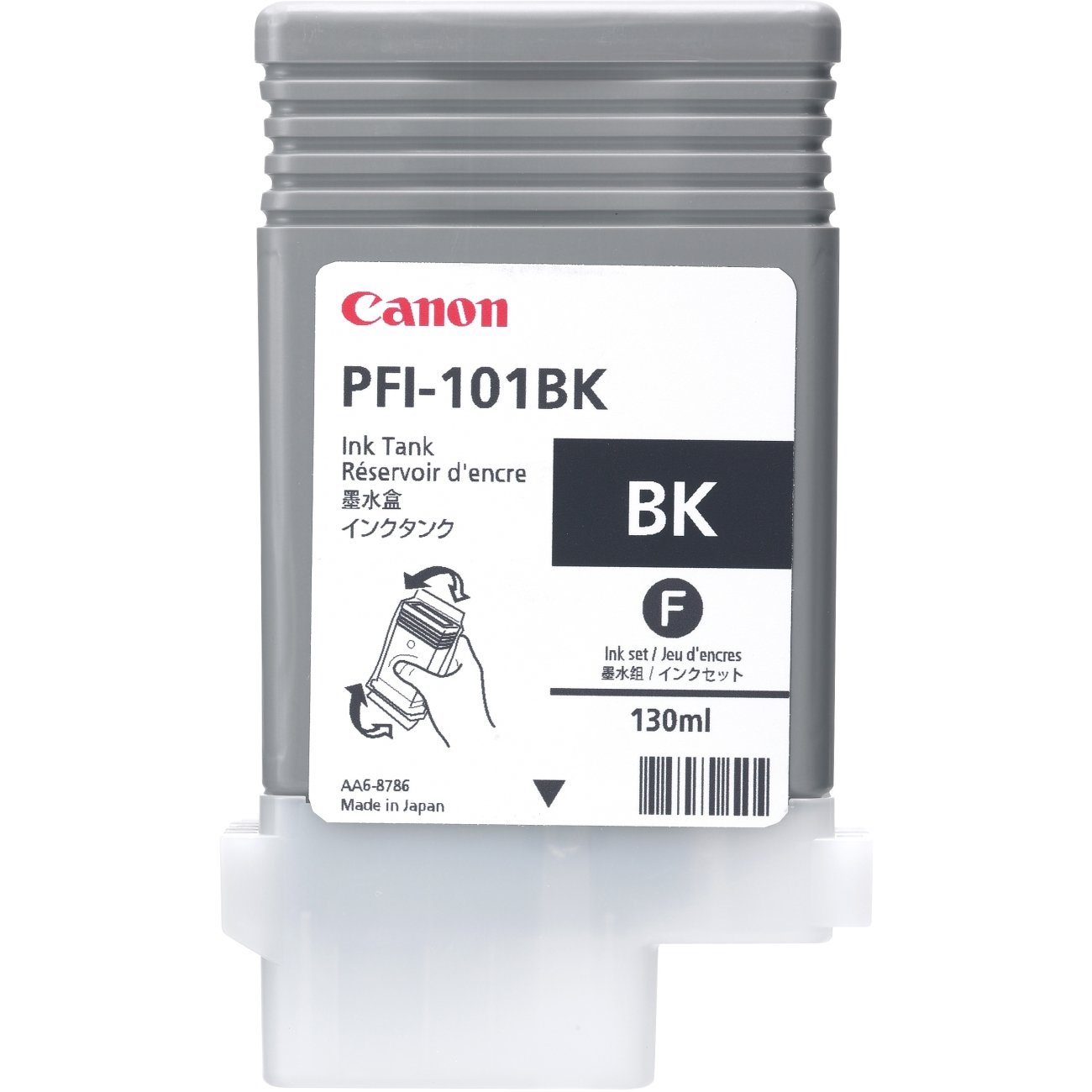 Canon PFI-101 インクタンク　130ml Amazon.co.jp: PFI-101BK ブラックインクタンク 130ml IPF5000用