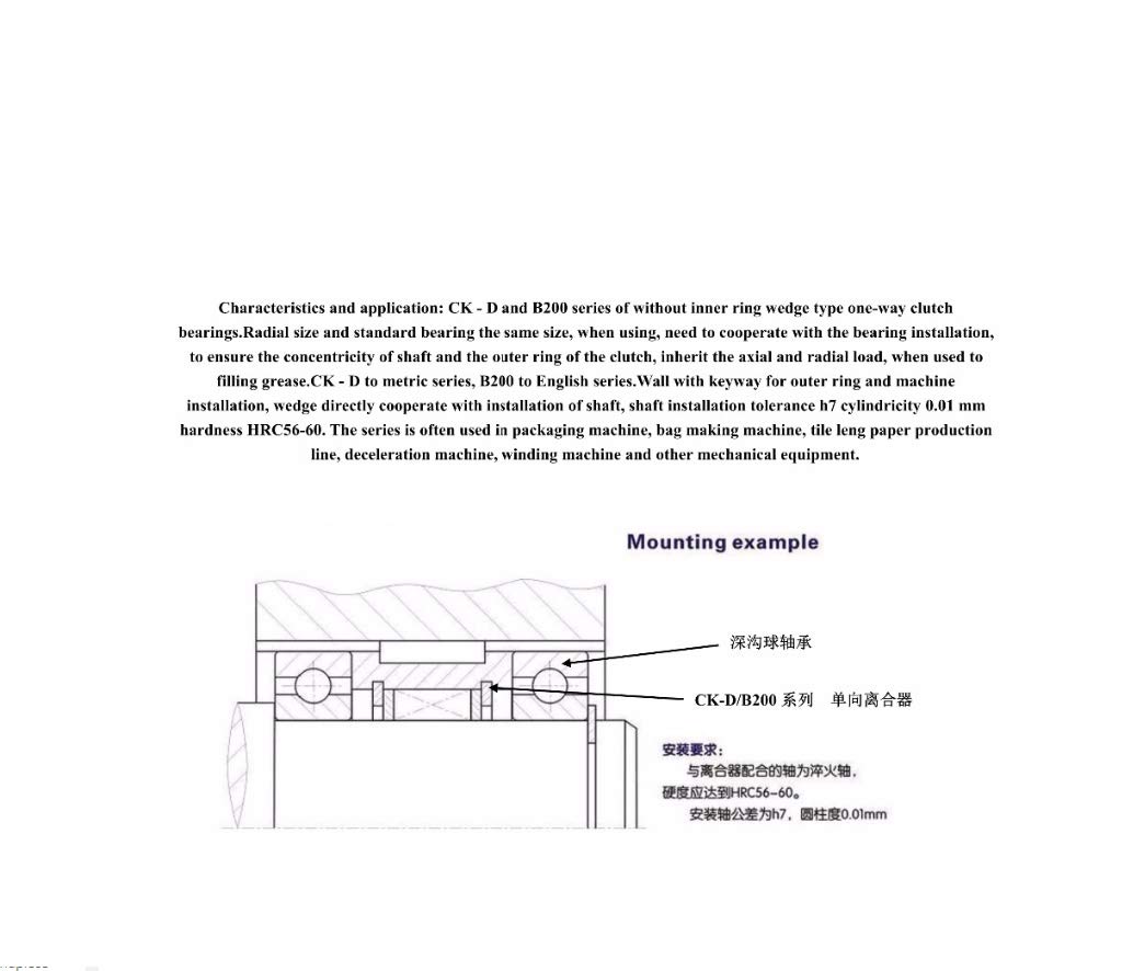SUOFEILAIMU-ZHOU CK-D Wedge Type One Way Clutch (1 PC) CK-D2047 CK-D2552 Overrunning Clutches & Backstops(CK D2552 25x52x25mm)