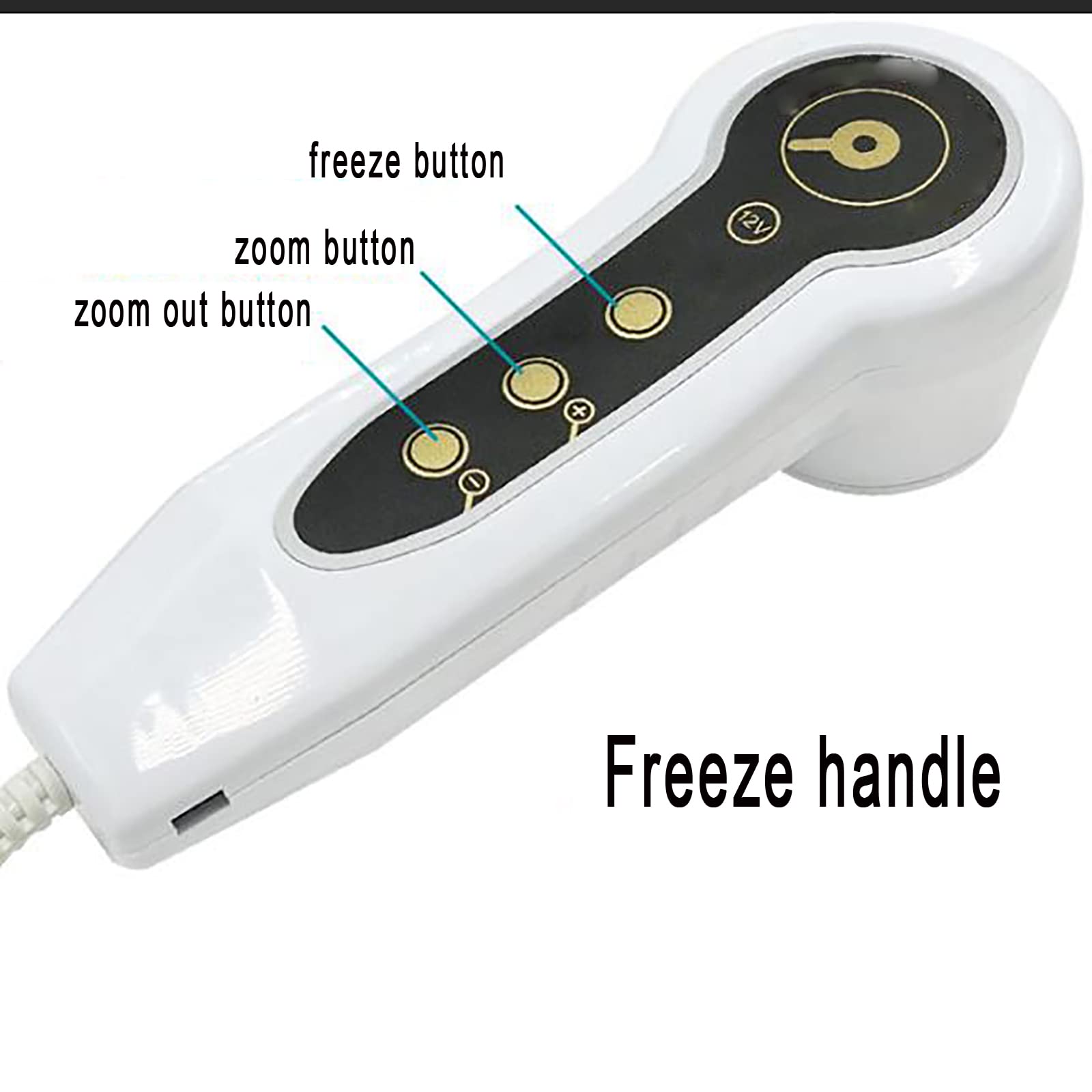 Analizzatore di capelli per diagnosi della pelle, scanner digitale per diagnosi della pelle con schermo LCD da 5 pollici, macchina per analizzatori di capelli ricaricabile 50X 200X, per casa, salone