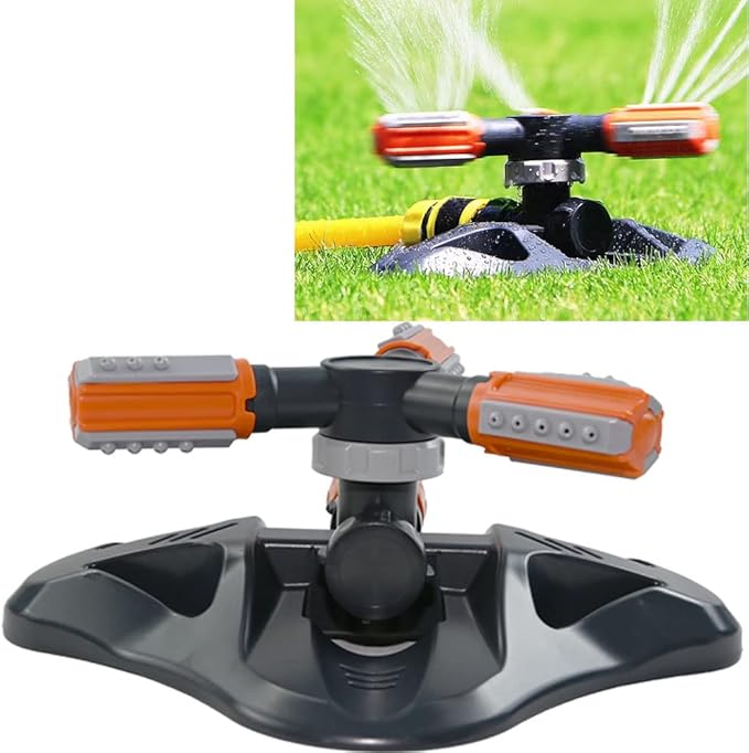 Armo® Automatic Sprinkler Set Rotating 3 Arm Irrigation Sprinkler Set