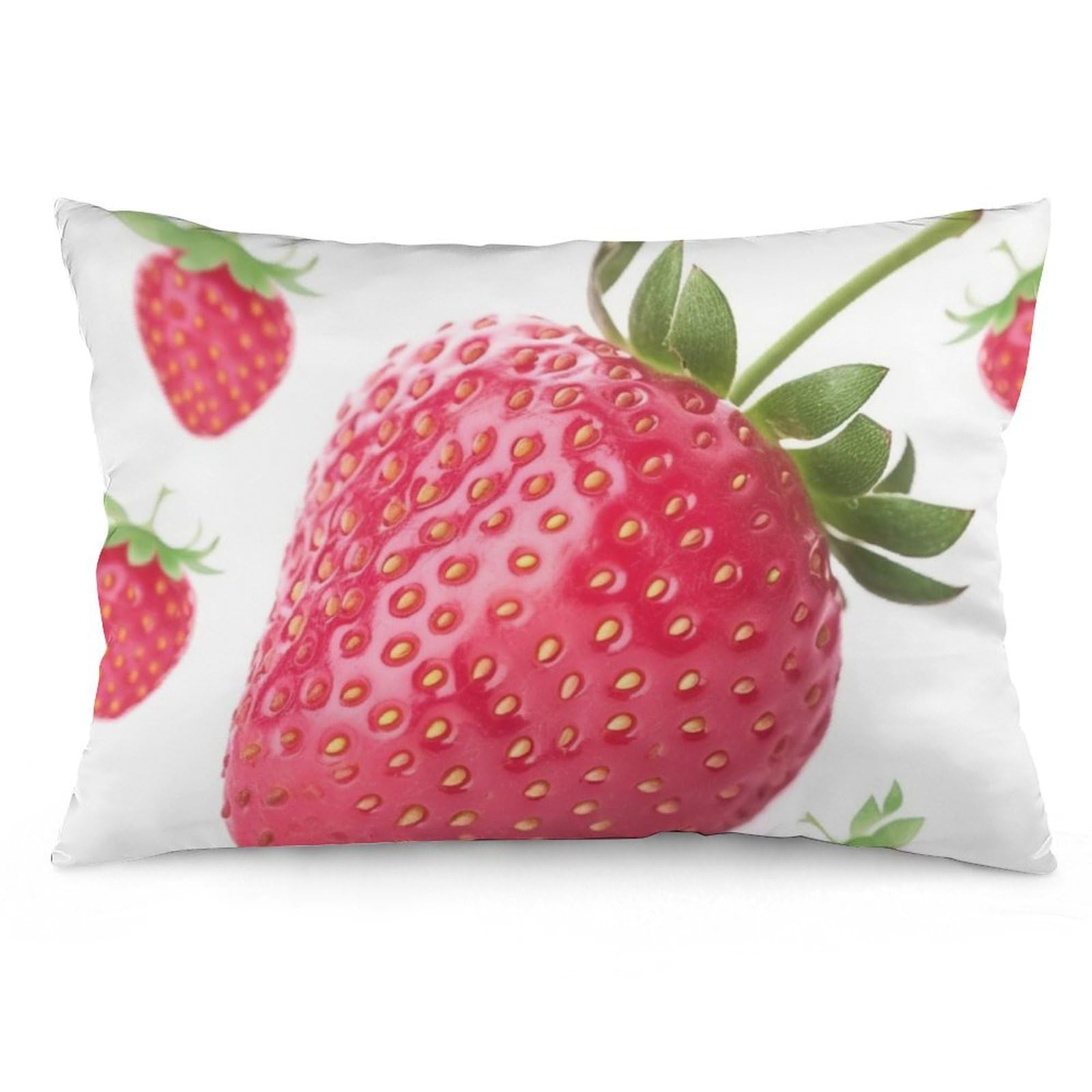 NTVOWPZO 2 Pack Decoration Throw Pillow Covers 20"x30" Pillowcases Covers Strawberry Pillowcases Modern Farmhouse Home Decor Sofa Cushions Covers for Couch Bed Living Room