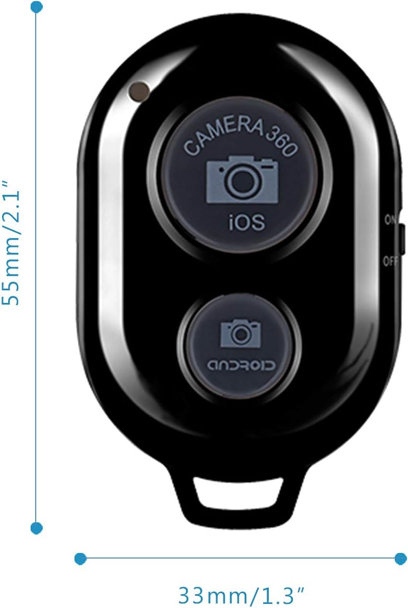 Wireless Remote Shutter Control with Camera Activation used with Monopod Selfie Stick Compatible with Apple iPhone Samsung Camera Compatible with all IOS - Image 5