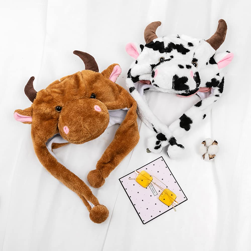 Amazon.co.jp: コスプレグッズ 着ぐるみ 牛のかぶりもの 帽子 可愛い