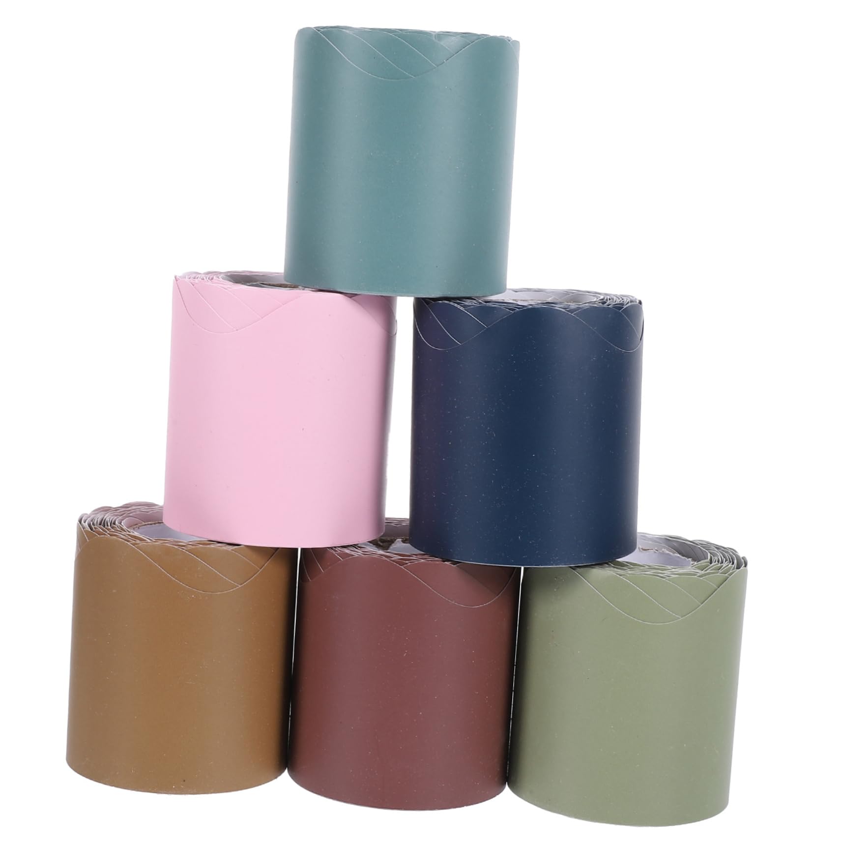 Borde Decorativo Bohemio 6 Rollos de Papel, para Tablón de Anuncios