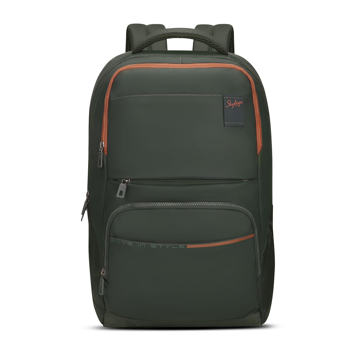 skybags Elevate 17 Inch Compatible Laptop Backpack 24L | 3 Compartments with Quick-Access Front Pocket & Rain Cover | Table Sleeve & Side Bottle Pocket | Office & Travel Backpack for Men & Women-picture-31