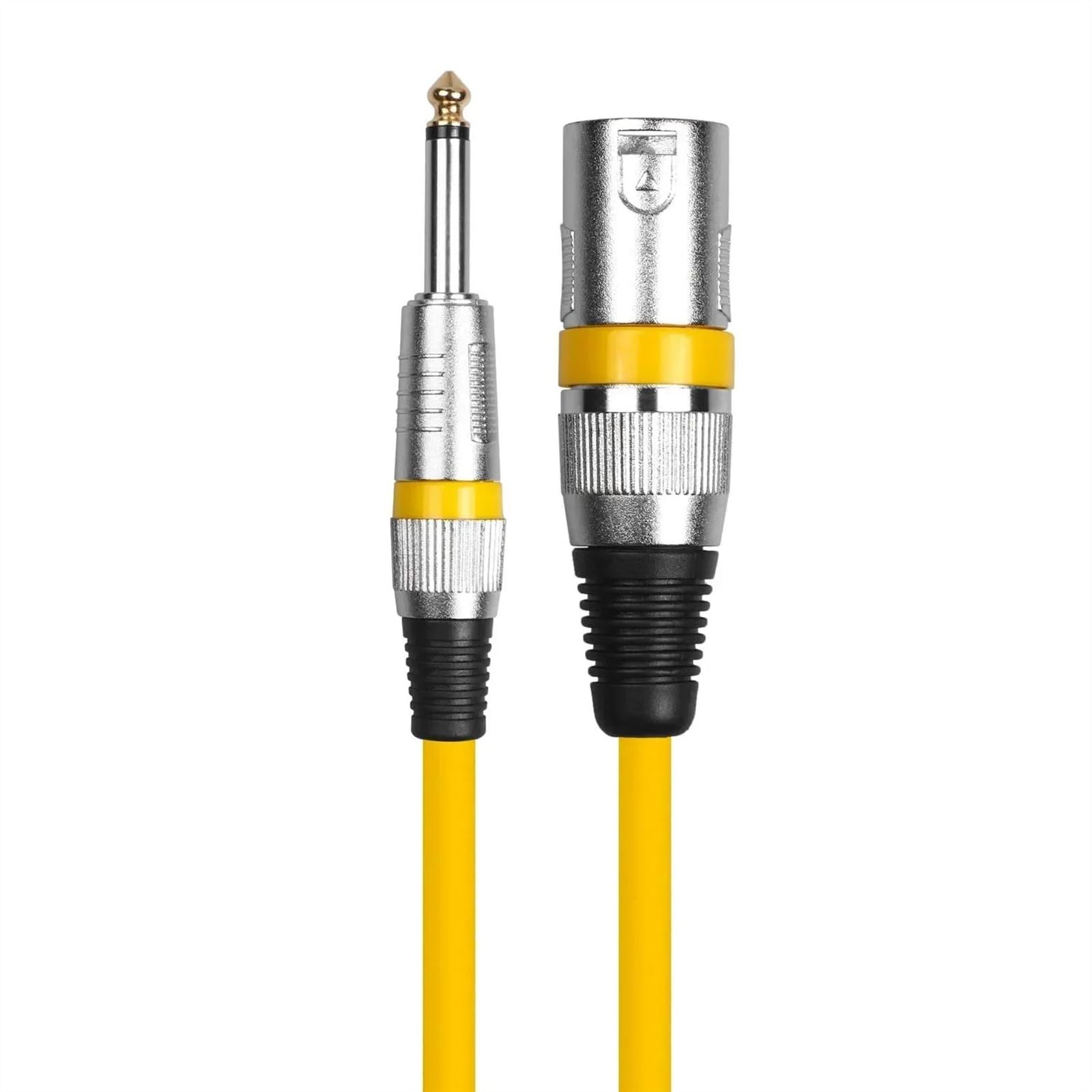 Jack 6,35 Mm Męski Na 3-pinowy Męski Kabel Audio Mikrofonu 6,3 Mm Do Głośnika Wzmacniacz Gitarowy Kabel do Instrumentów Gitarowych (Color : 06, Size : 7.5M)