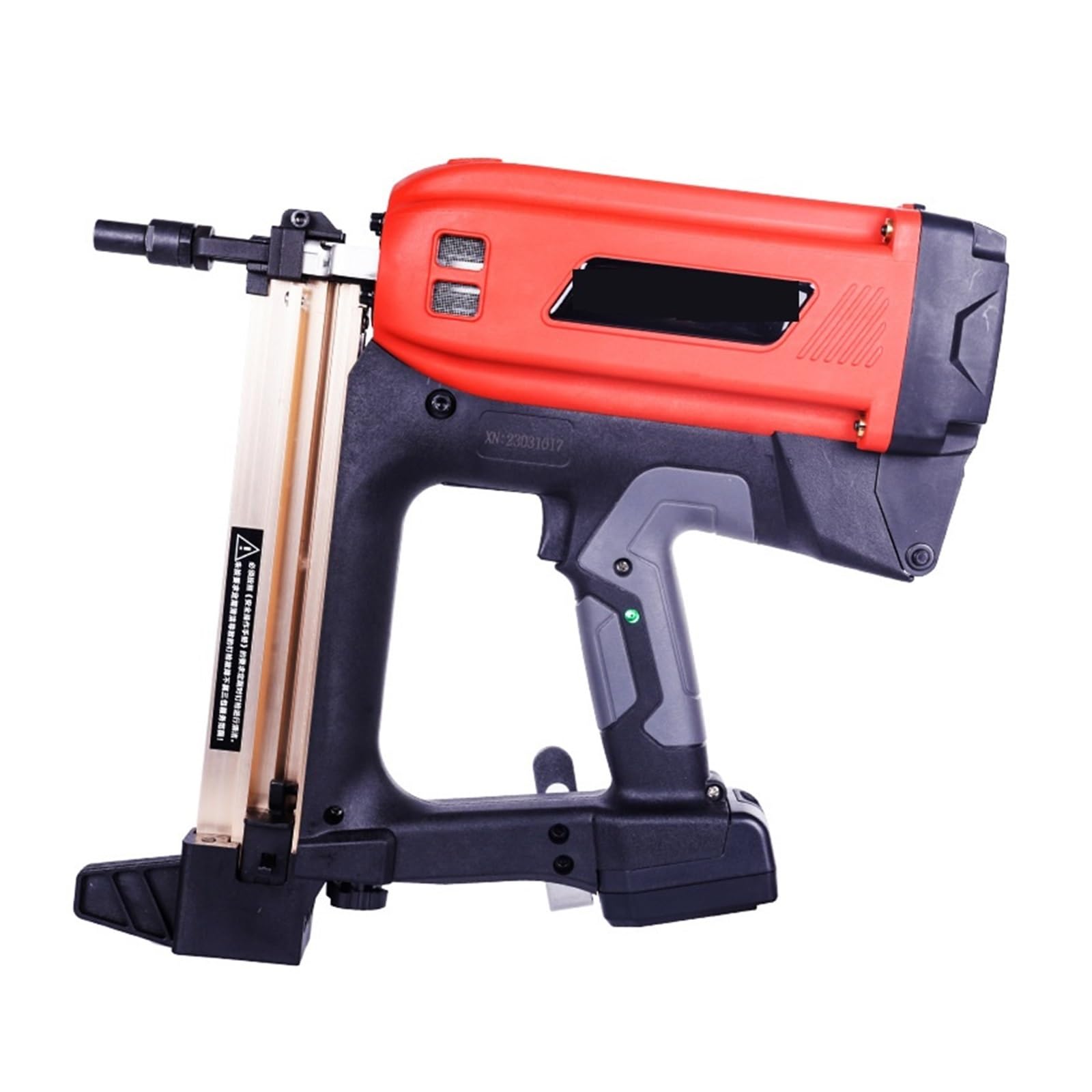 Pistola sparachiodi elettrica portatile, Pistola Sparachiodi Ad Aria Professionale Pistola Sparachiodi In Acciaio A Gas Elettrico Idraulico Pistola Sparachiodi A Diritta per Incorniciatura, Falegnamer