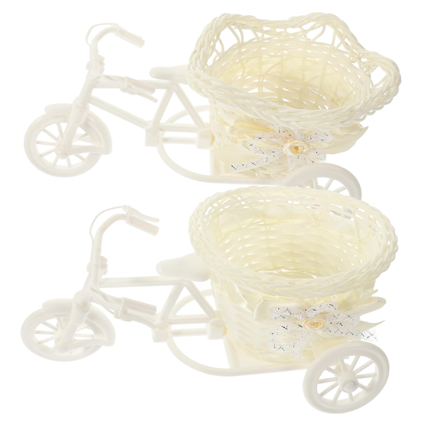 Cesta de mimbre de plástico Zerodeko de alta resistencia para niños