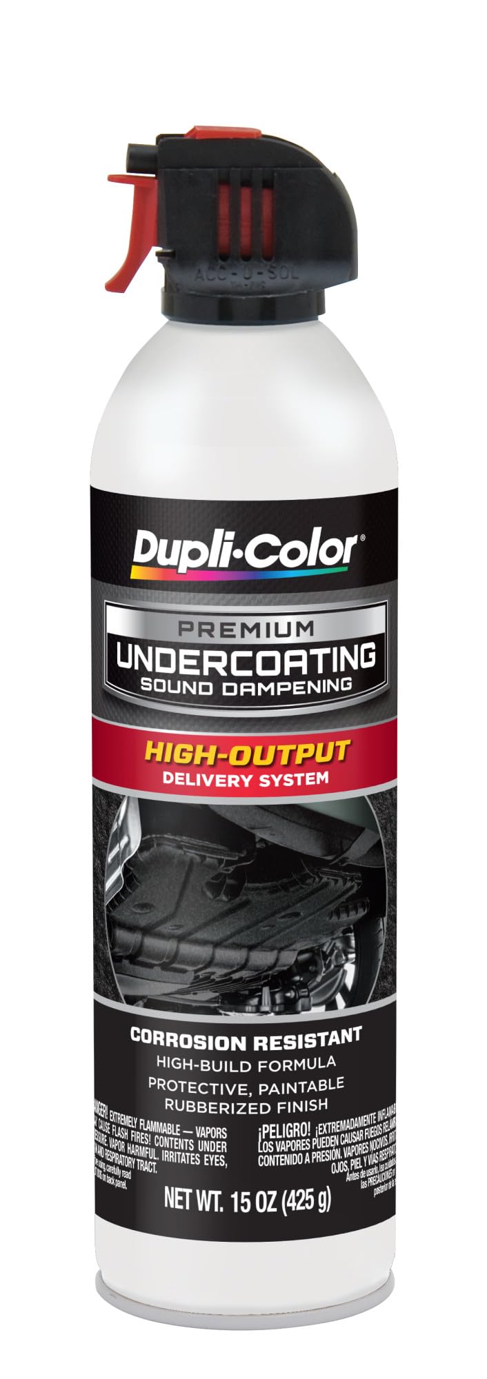 Dupli-Color Premium Undercoating, Black, 15 oz
