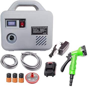 Multifunctional Portable electric Water Transfer Pump for Garden Farm & Home | Flowers & Vegetables Irrigation|Wash Car|Rechargeable Lithium Battery|Cordless|Pool |RV |Tub |Tank |Ponds & Aquariums