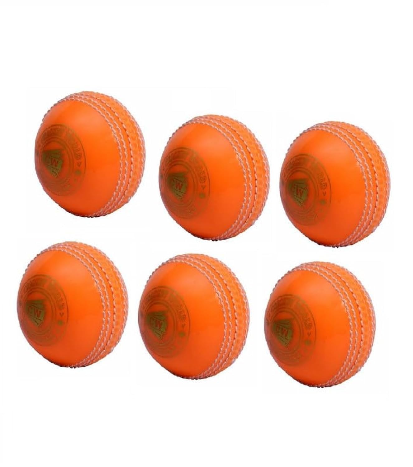CW Set of 6 Spin Poly Soft PVC All Orange Sports Cricket Ball Suitable for General Training & Practice,Coaching (B079KG6FL9) Amazon Price History, Amazon Price Tracker