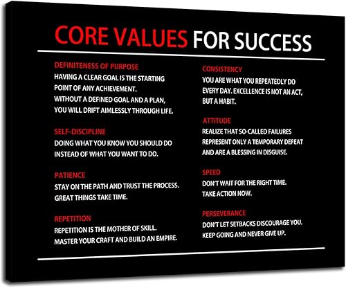 Miniatura 80 de Disciplina Hábitos Consistencia Crecimiento Arte Motivacional para Pared Póster Inspirador Impresiones en Lienzo Obras de Arte para Oficina