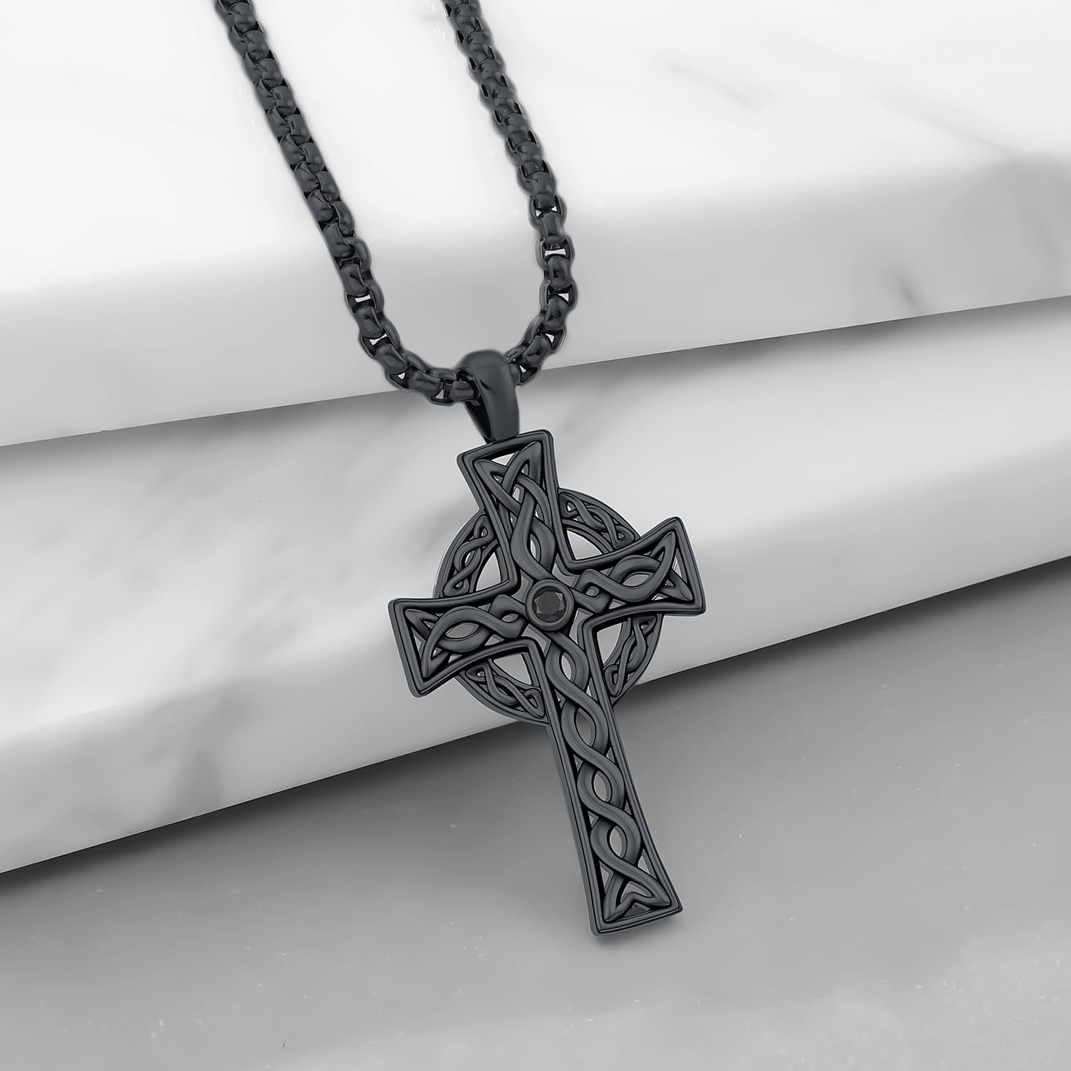 Collar Vikingo Hombre Plata de Ley 925 Joyería Vikinga Colgante Vikinga Runas Vegvisir Mitología Nórdica Amuleto Joyería Regalo para Hombre Mujer