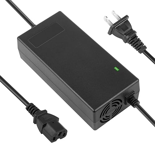 Miniatura 2 de Fancy Buying Cargador de batería de plomo ácido de 48V 12AH para bicicleta eléctrica Motor Bike - Adaptador de CA de enchufe de 3 agujeros