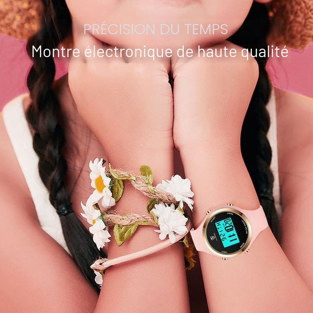 BEN NEVIS Montres pour Enfants, garçons et Filles, Montre numérique de Sport Multifonction étanche avec lumière LED, Alarme, Calendrier et Date pour Enfants
